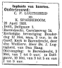 Huwelijk - Cornelis Pieter Lugtigheid--09-08-1906--&-Klaartje Sparreboom--17-07-1914--Bron-CBG