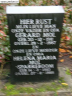 Grafsteen - Helena Maria Sparreboom - 14-03-1910 - Bron - OB