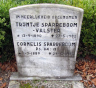 Grafsteen - Cornelis Sparreboom--01-03-1889--Bron - OB