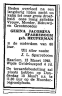 Overlijden - Geesina Jacomina Heuperman--28-10-1887--Bron-CBG